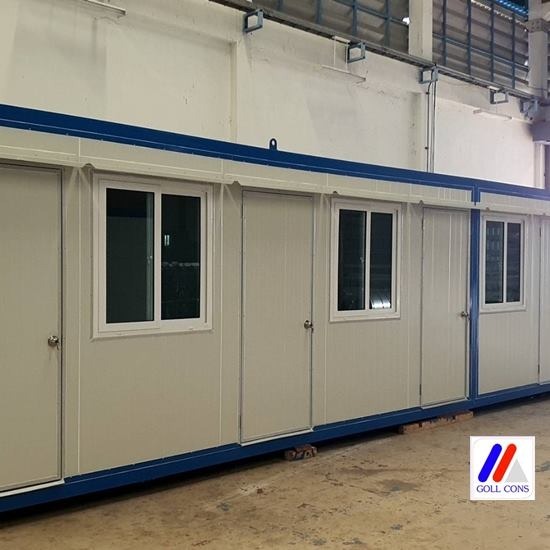 ตู้คอนเทนเนอร์บ้านพักคนงาน - บริษัท โกลล์ คอนส์ เอ็นจิเนียริ่ง จำกัด - ตู้คอนเทนเนอร์บ้านพักคนงาน  บ้านพักคนงานสำเร็จรูป 